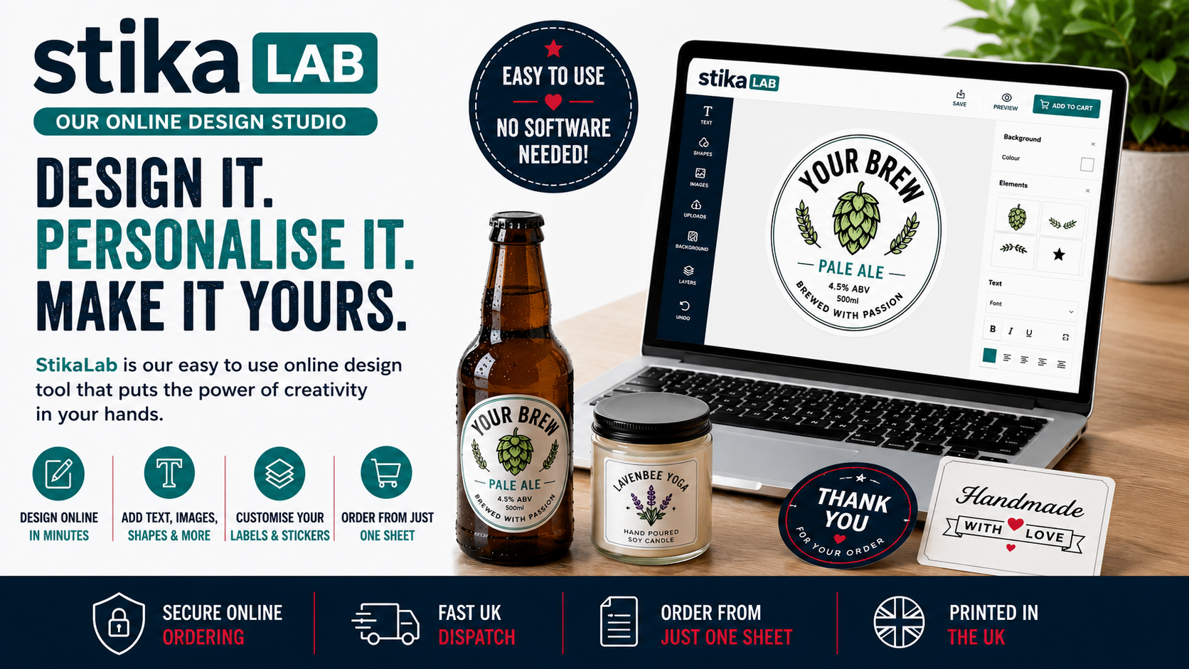 Design Custom Stickers Online | StikaLab by Stikaroo