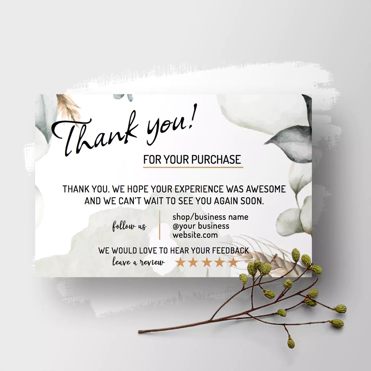 Albertville Spring - Thank You Card