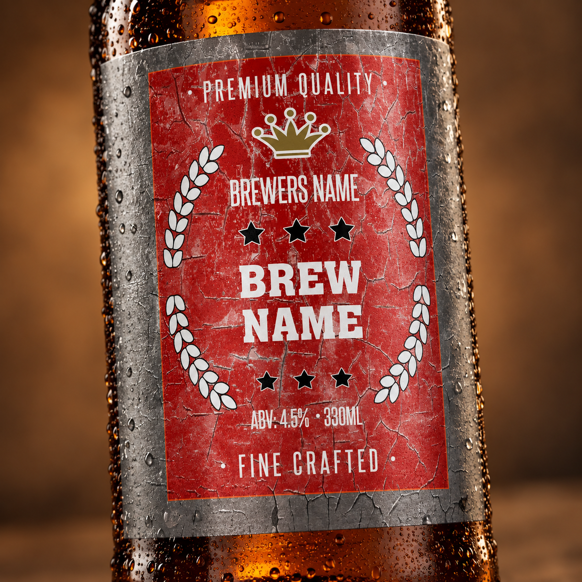 Annapolis - custom beer bottle labels