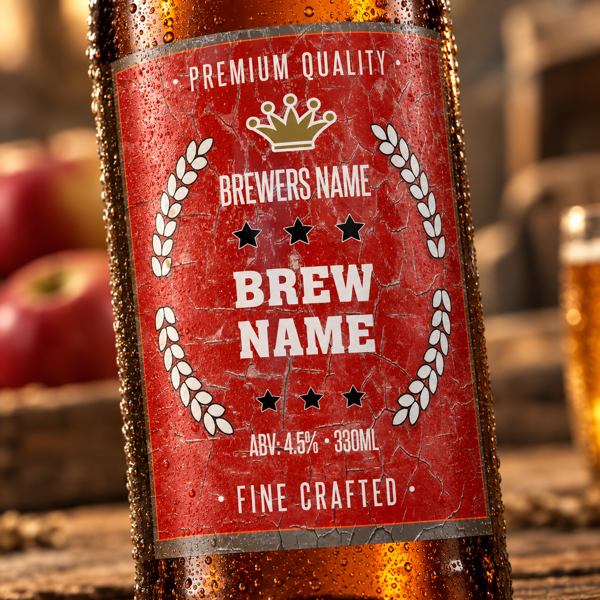 Annapolis - custom beer bottle labels