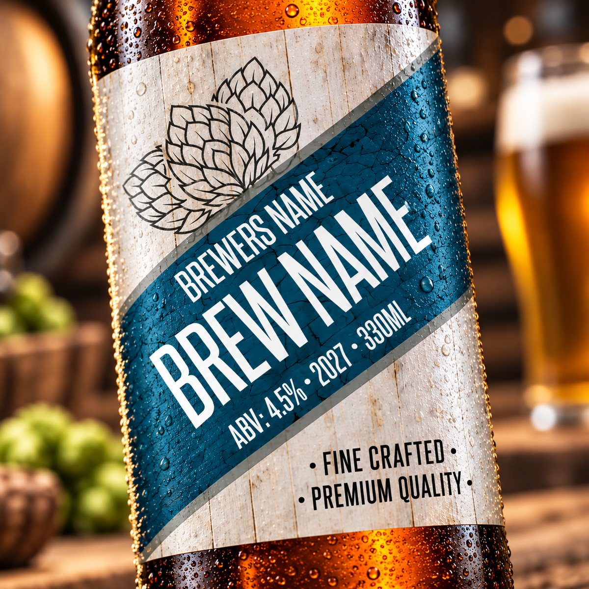 Denver - custom beer bottle labels