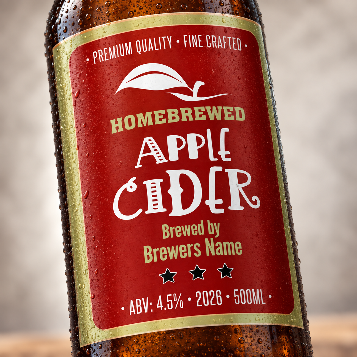 Devon - custom beer bottle labels