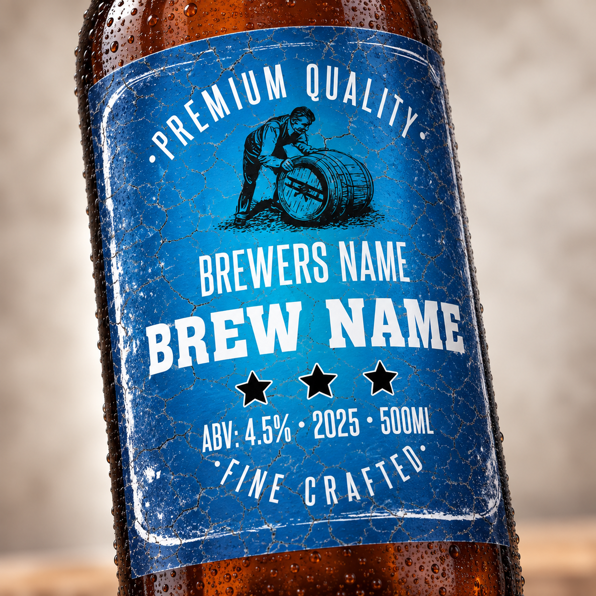 Kansas - custom beer bottle labels