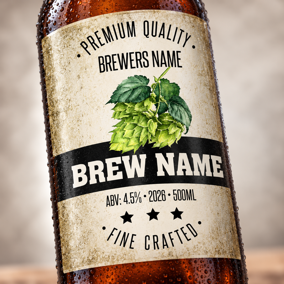 Kentucky - custom beer bottle labels