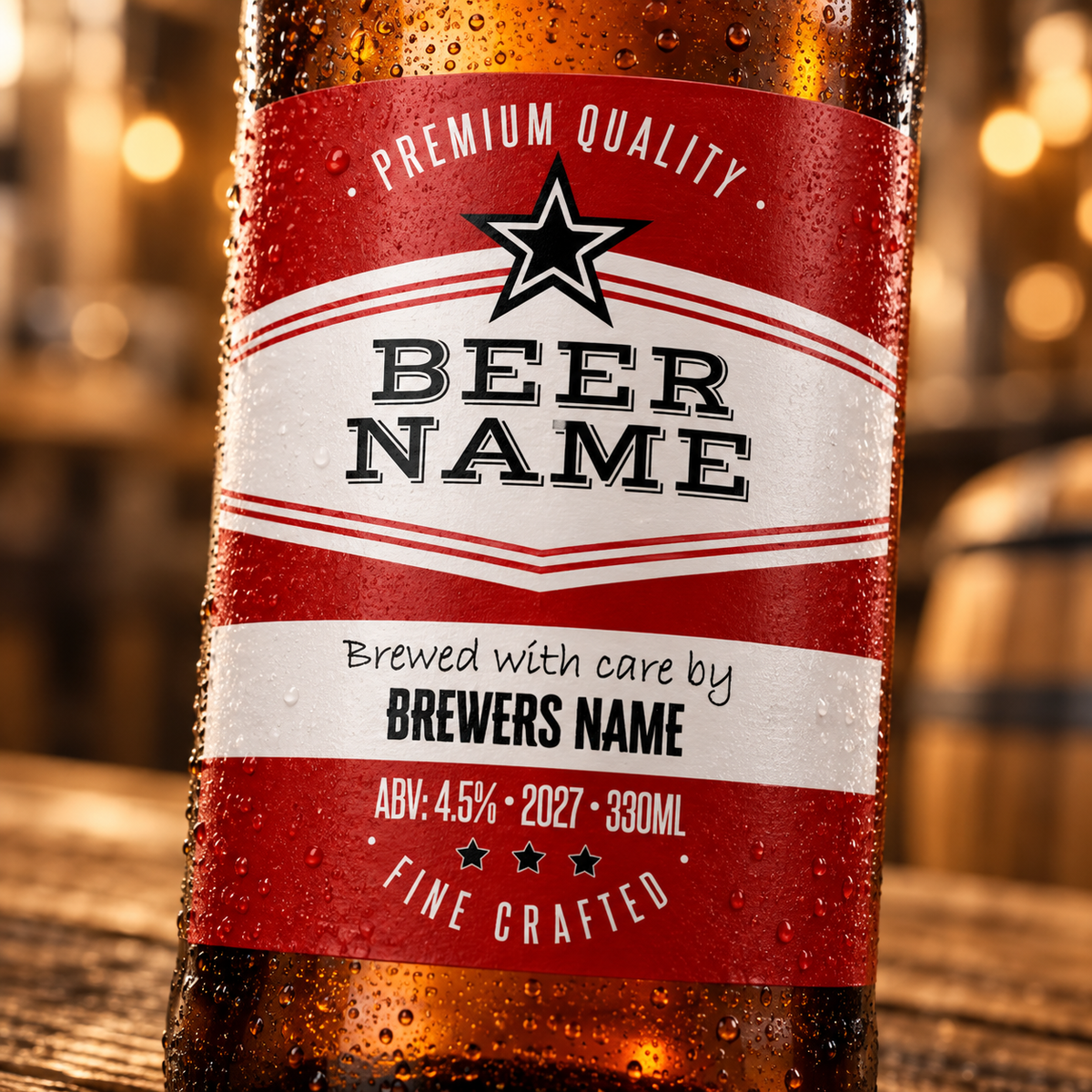 Missouri - custom beer bottle labels