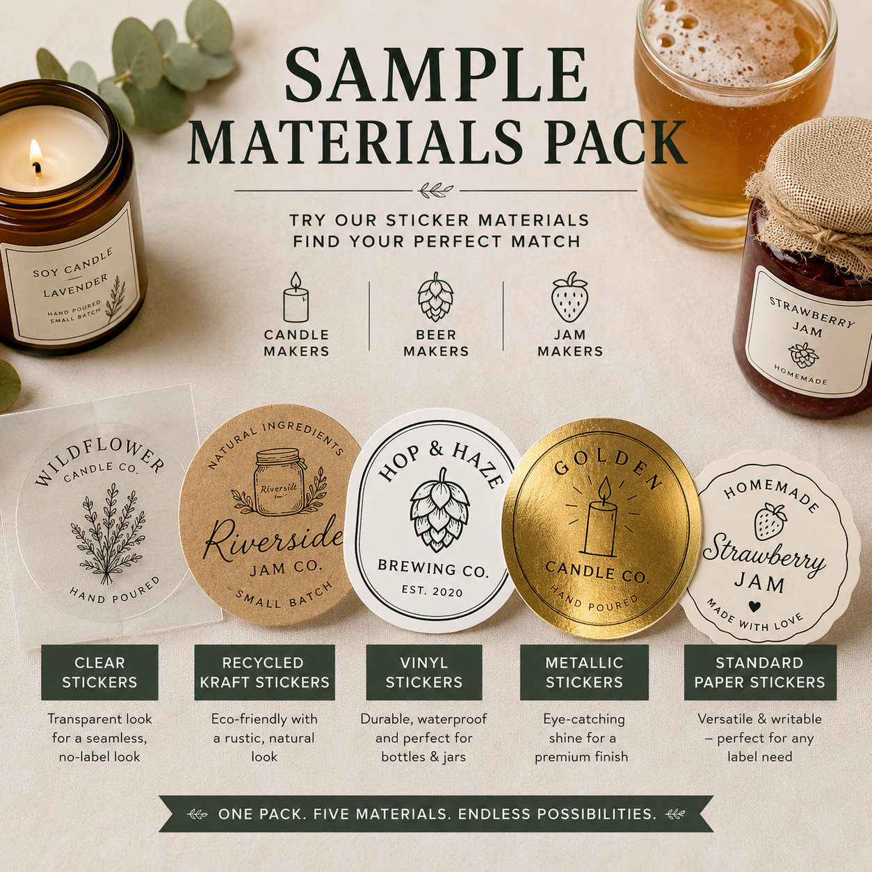 Pack d'échantillons