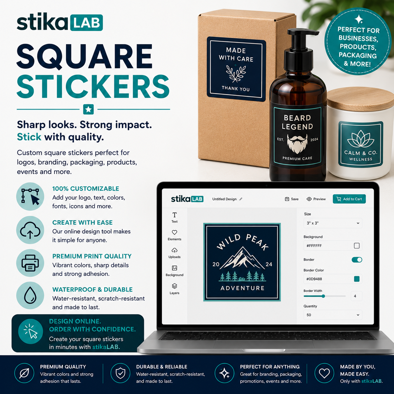 Square Sticker Templates