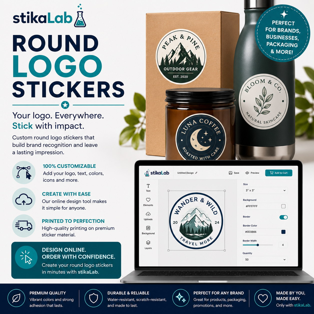 Logo Sticker Templates
