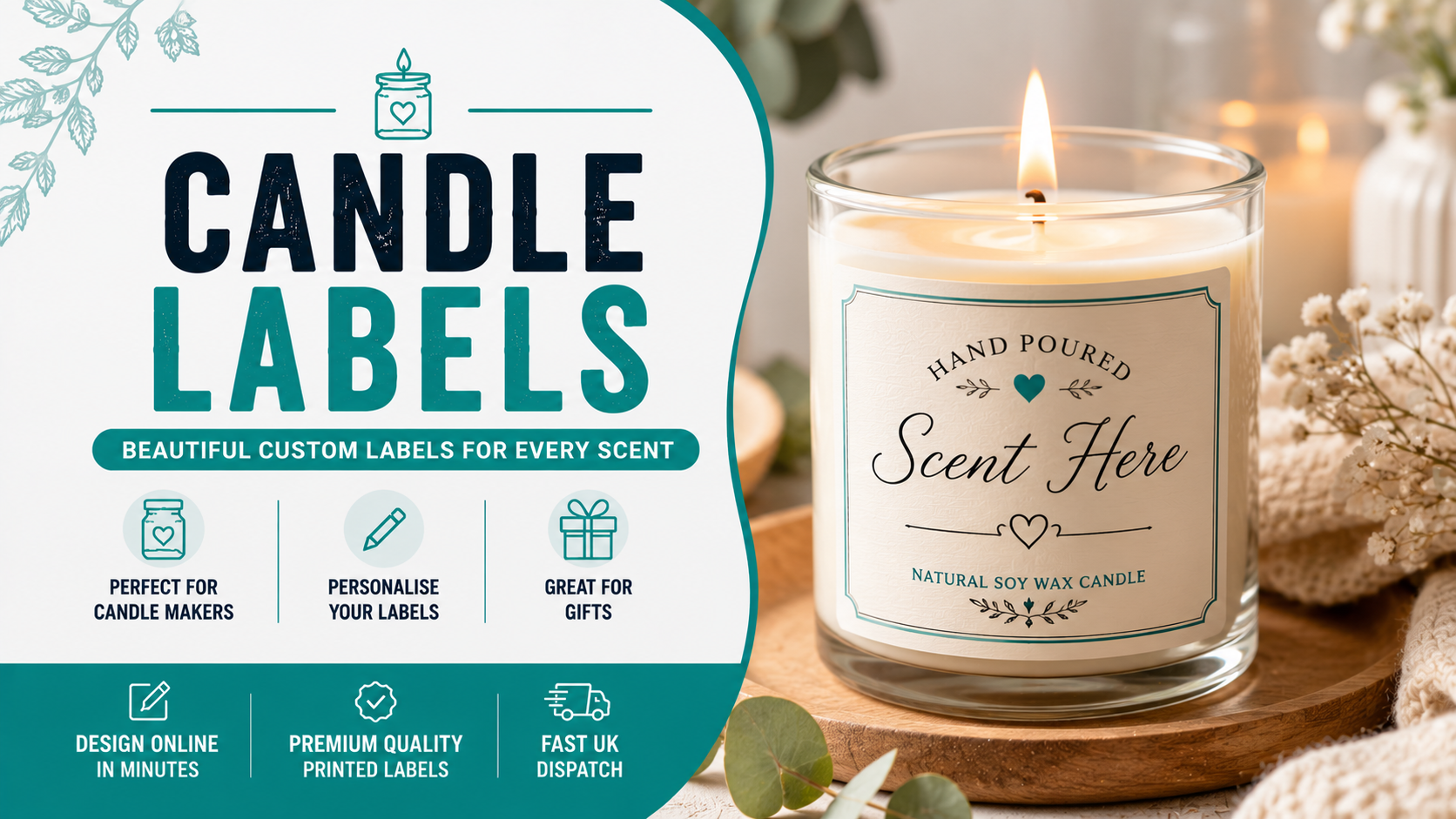 Custom Candle Stickers