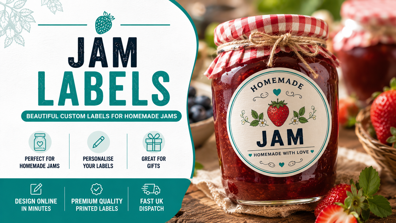 Custom Preserve Jar Stickers