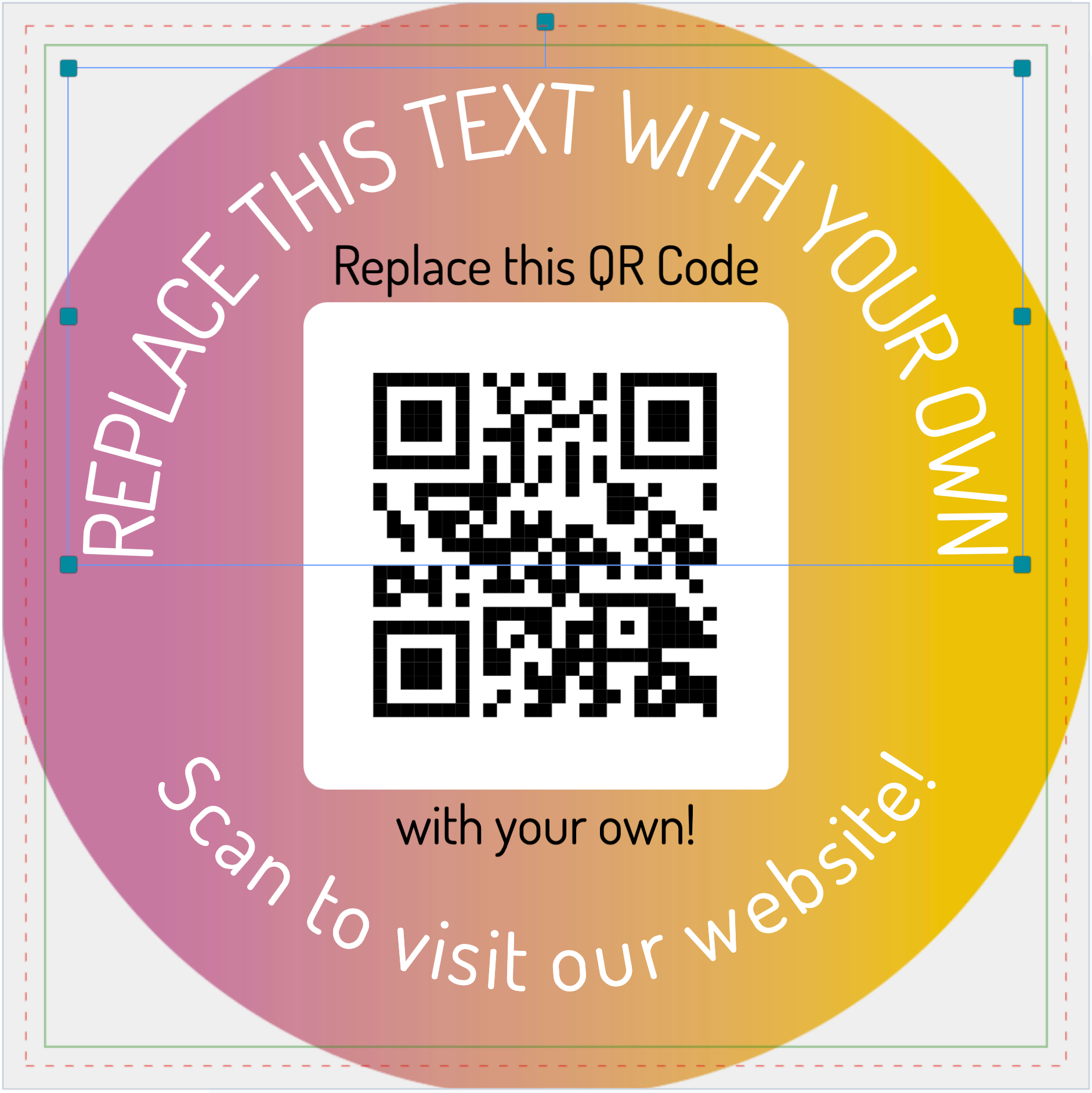 Autocollants de code QR