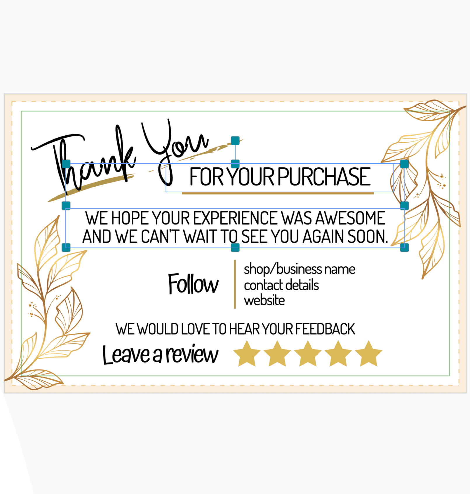 Thank You Cards