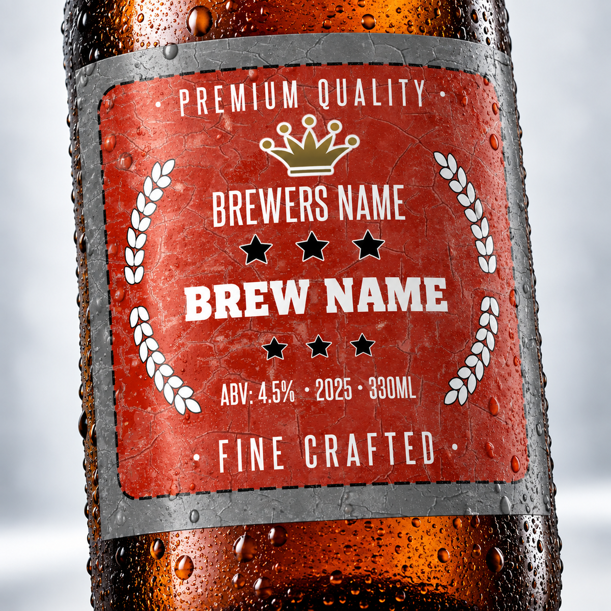Annapolis - custom beer bottle labels