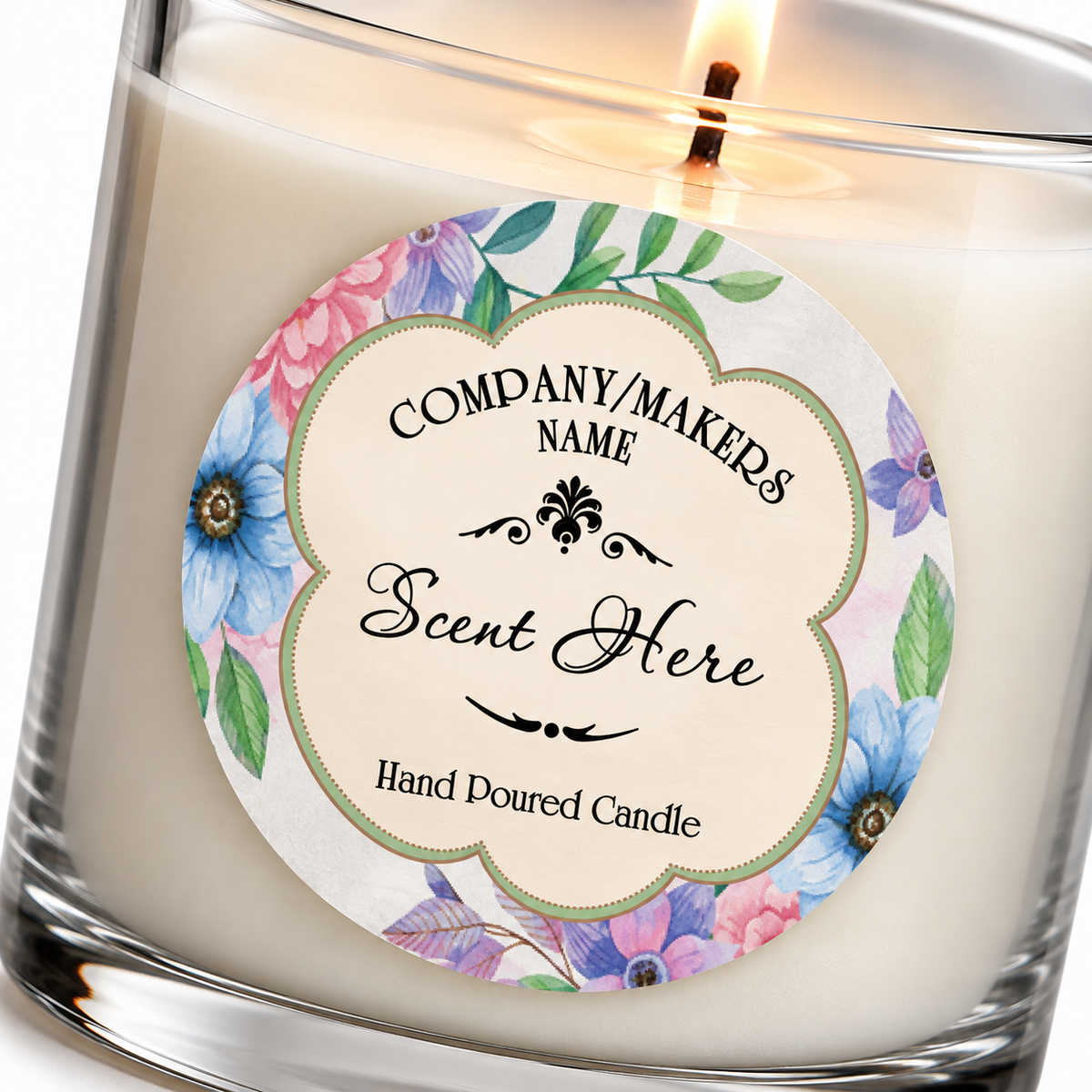 Belair – Personalised Candle Stickers