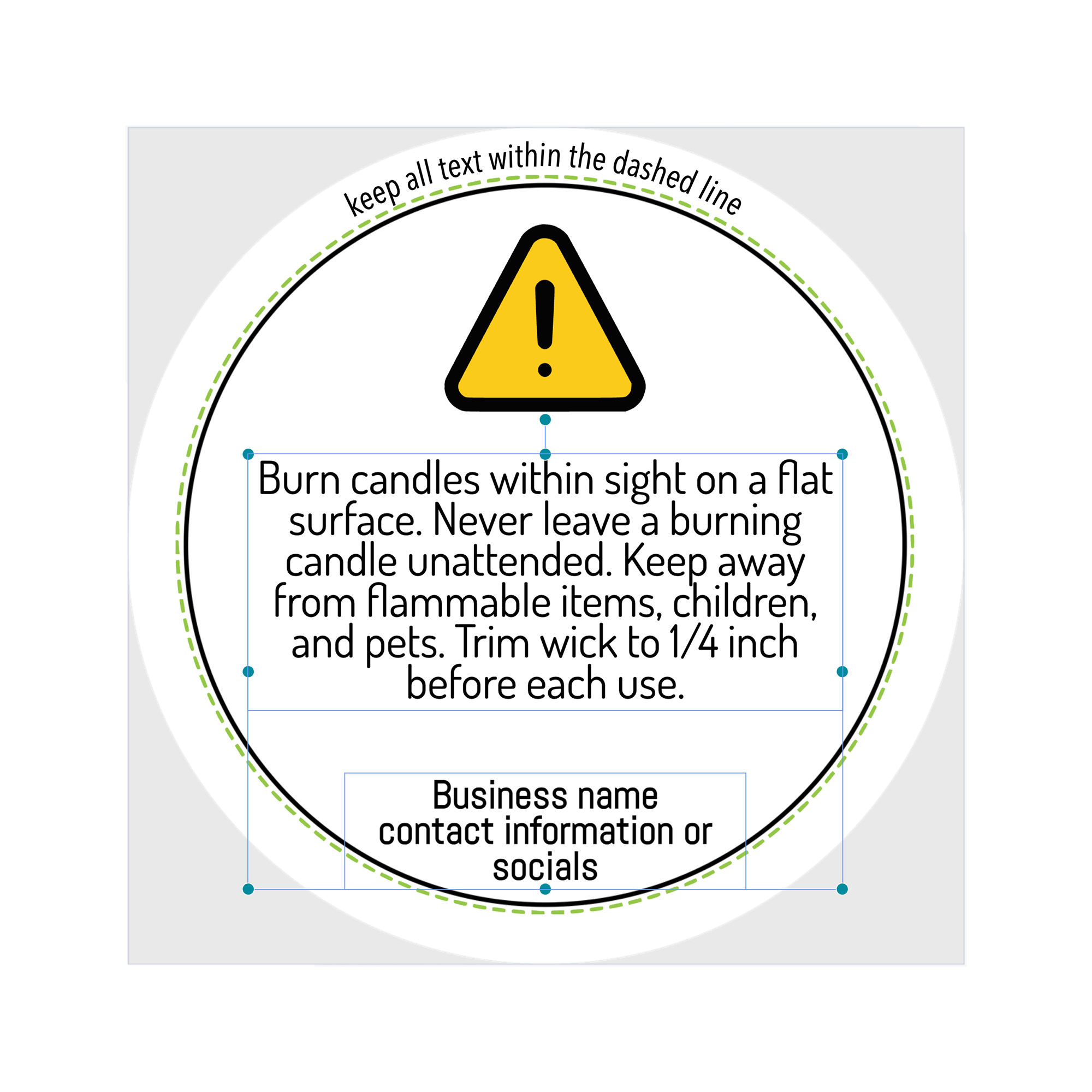 Candle CLP's/Warning