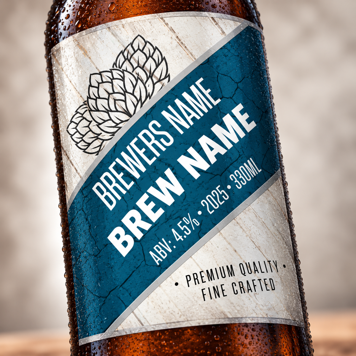 Denver - custom beer bottle labels