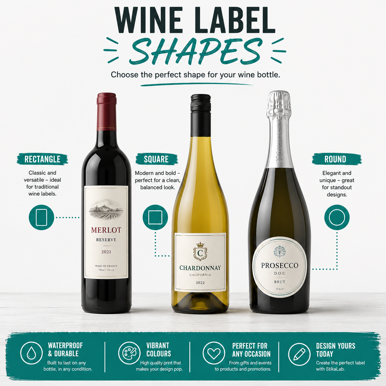 How to measure a wine bottle for a correctly fitted label