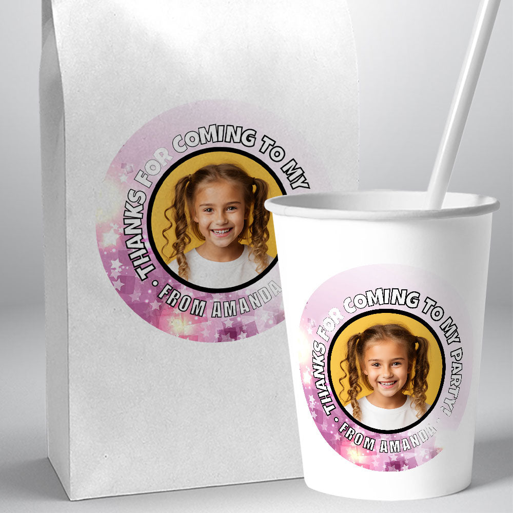 Sweet Bag Sticker Template