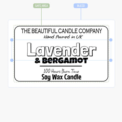 Rectangular Candle Sticker