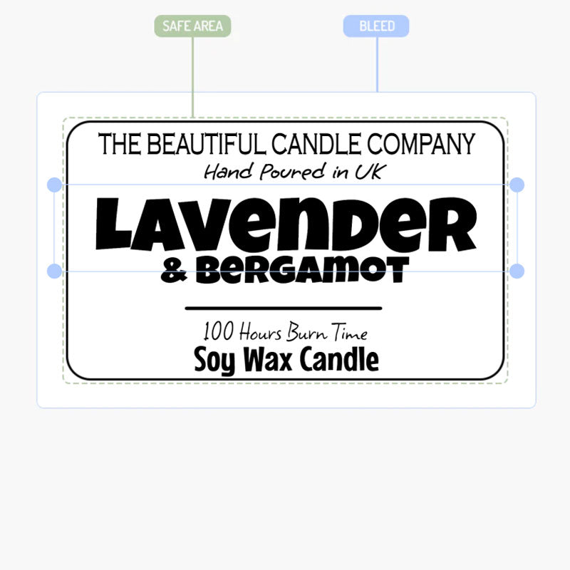 Rectangular Candle Sticker
