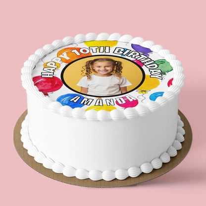 Circular Edible Topper Template (photo)