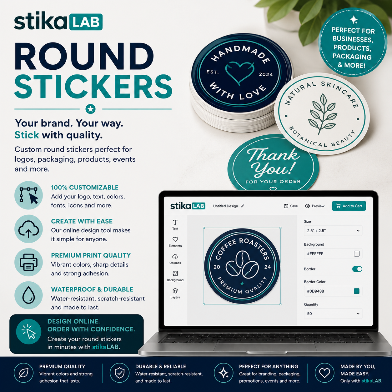 Circular Sticker Templates