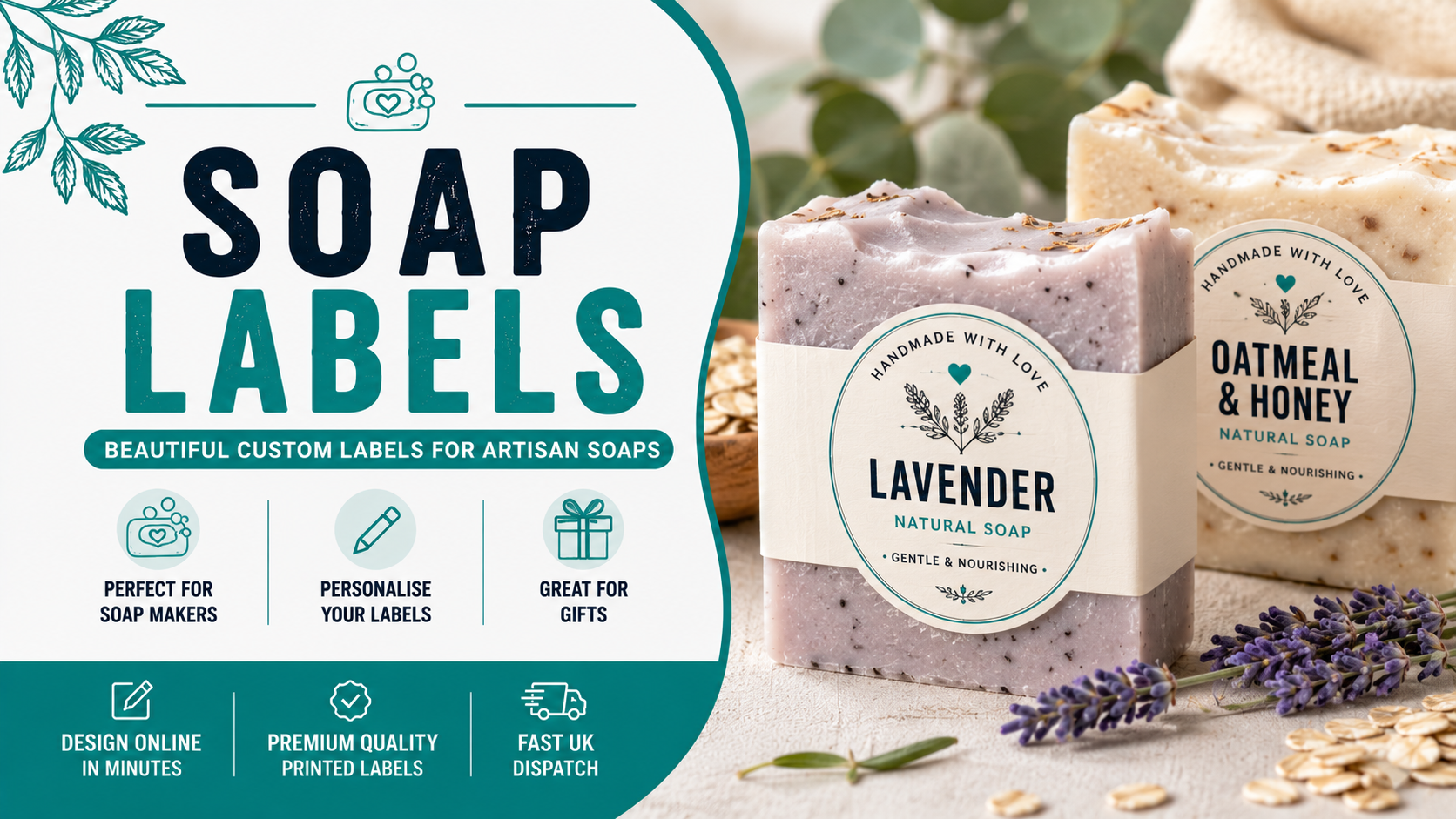 Custom Soap Labels & Stickers UK | Stikaroo