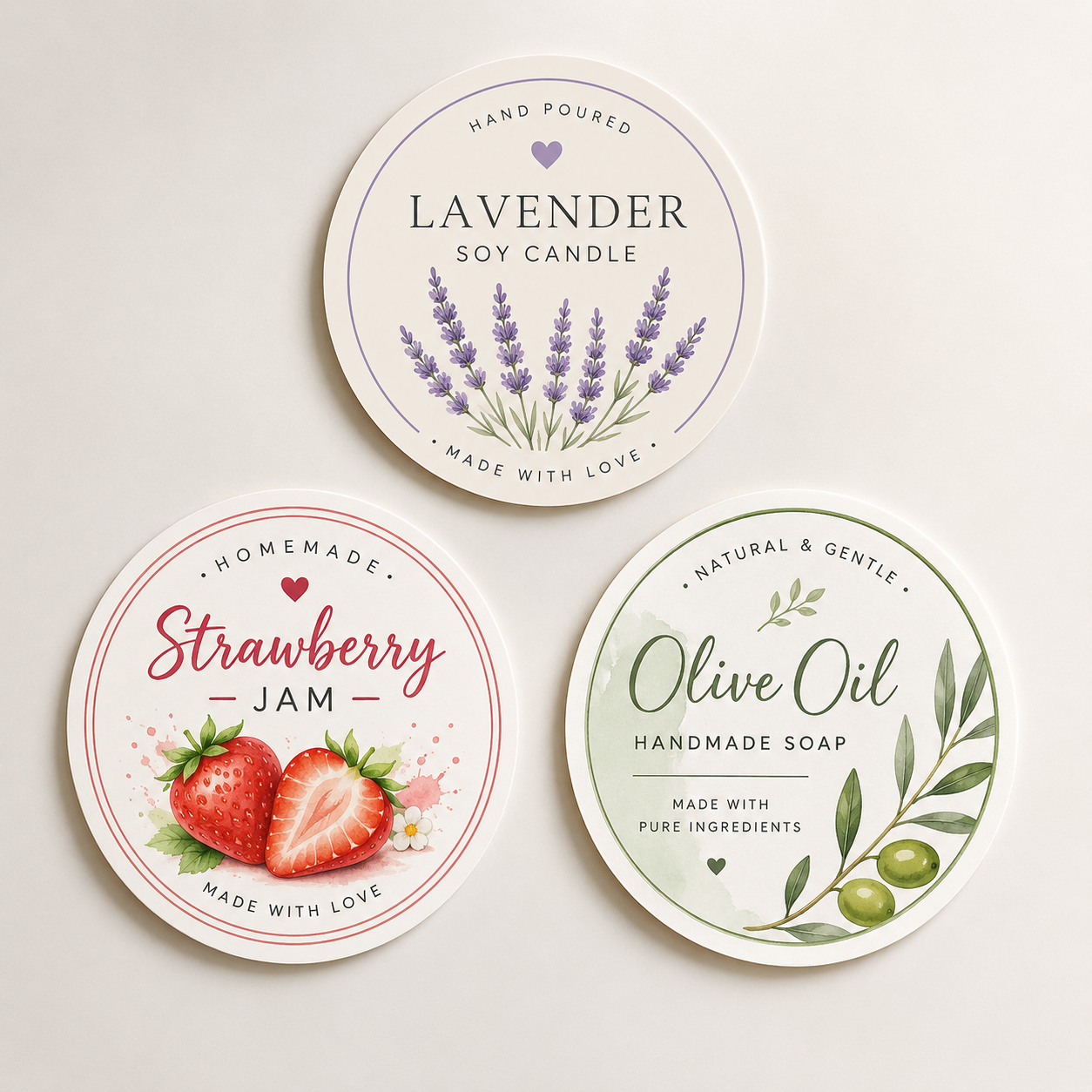Circular Sticker Templates