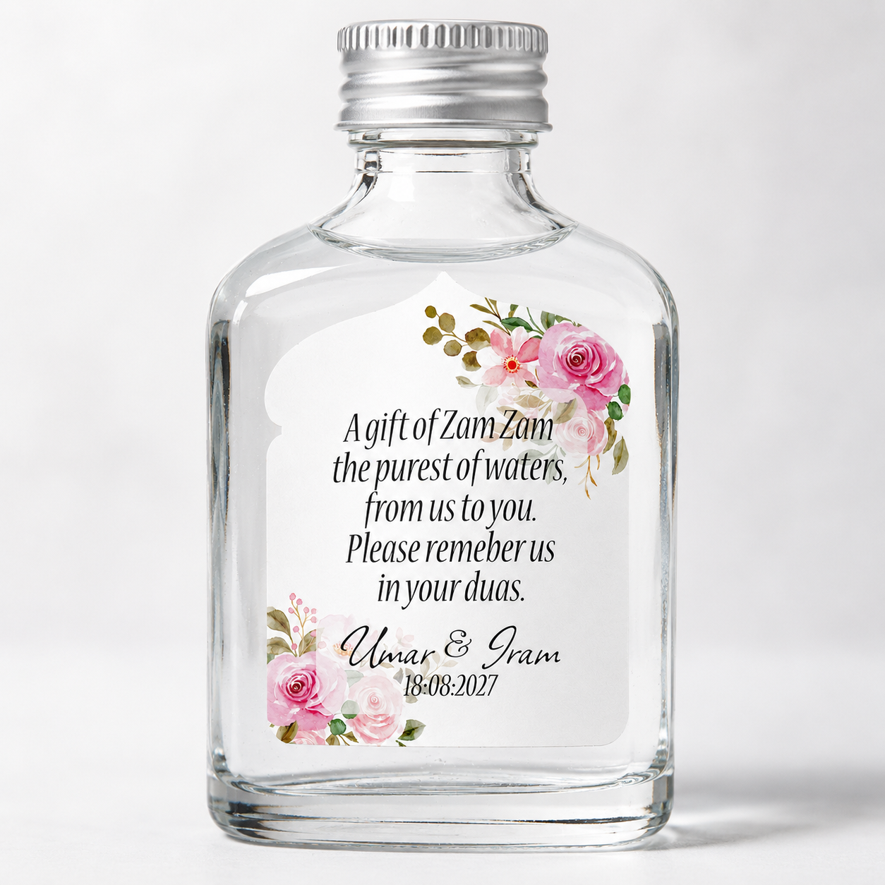 Tripoli - custom zamzam water bottle sticker